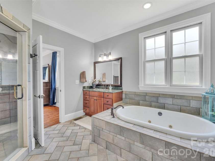 37 Carland Drive, Arden, NC 28704.  MLS# CAR4409376, YatesRealty ID 42190. Master Bathroom