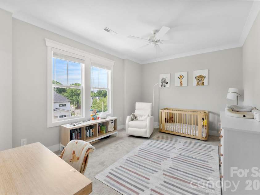 543 Greystone Road, Charlotte, NC 28209.  MLS# CAR4405427, YatesRealty ID 42193. 2nd bedroom upstairs