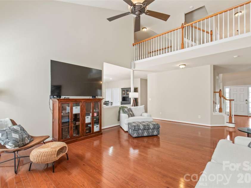 1906 Birchbrook Court, Harrisburg, NC 28075.  MLS# CAR4399963, YatesRealty ID 42202. Open to the second-story breezeway.