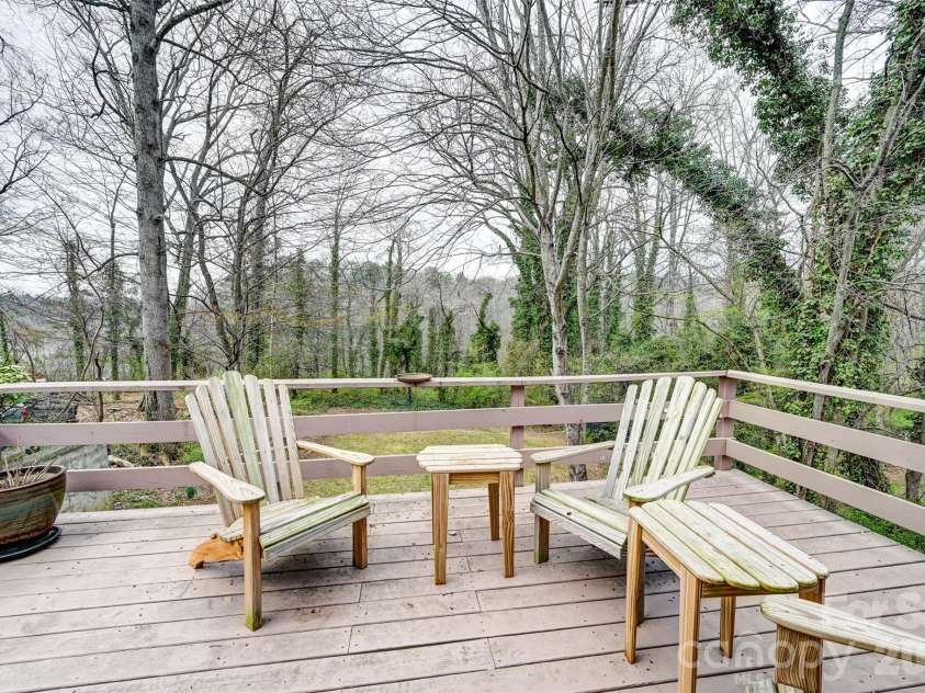 297 White Pine Drive, Asheville, NC 28805.  MLS# CAR4359261, YatesRealty ID 42218. Deck early april