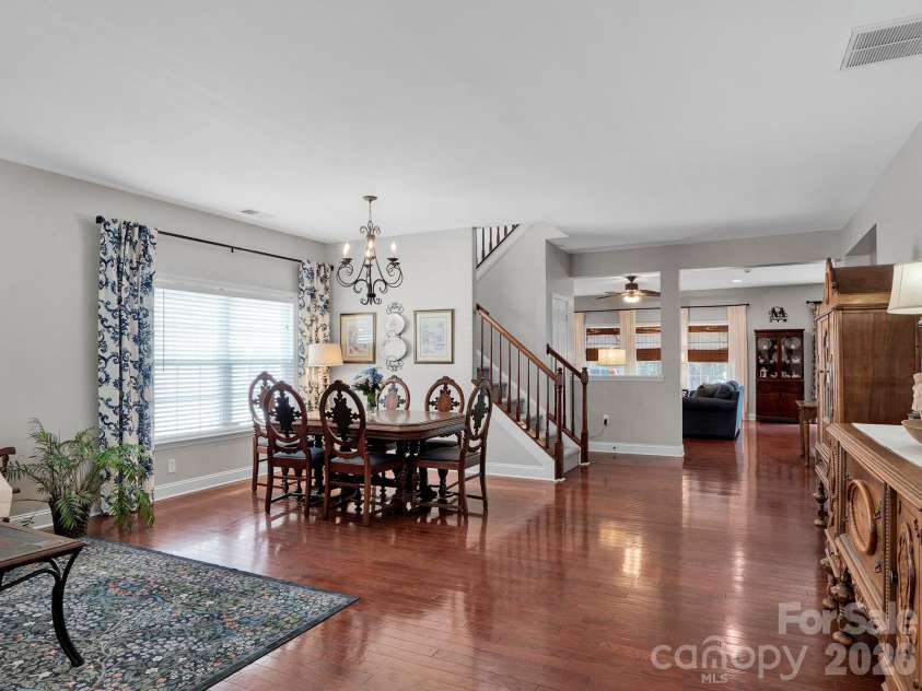 4908 Cruz Bay Drive, Monroe, NC 28110.  MLS# CAR4409228, YatesRealty ID 42226. Rich hardwoods and an elegant, open entry