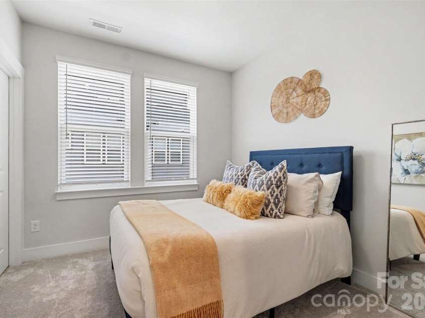 1607 Polk Street, Charlotte, NC 28206.  MLS# CAR4404175, YatesRealty ID 42227. Third Floor Bedroom