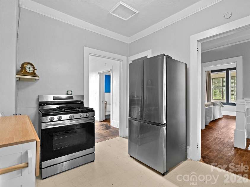 111-113 Stewart Street, Hendersonville, NC 28792.  MLS# CAR4410285, YatesRealty ID 42230. Upper Level Kitchen