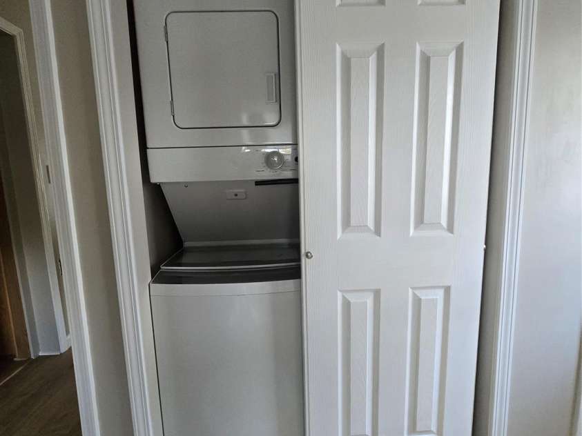 110 Twin Bluff Trail, Mount Gilead, NC 27306.  MLS# CAR4409542, YatesRealty ID 42258. Laundry closet in second bedroom.  W/ D remains