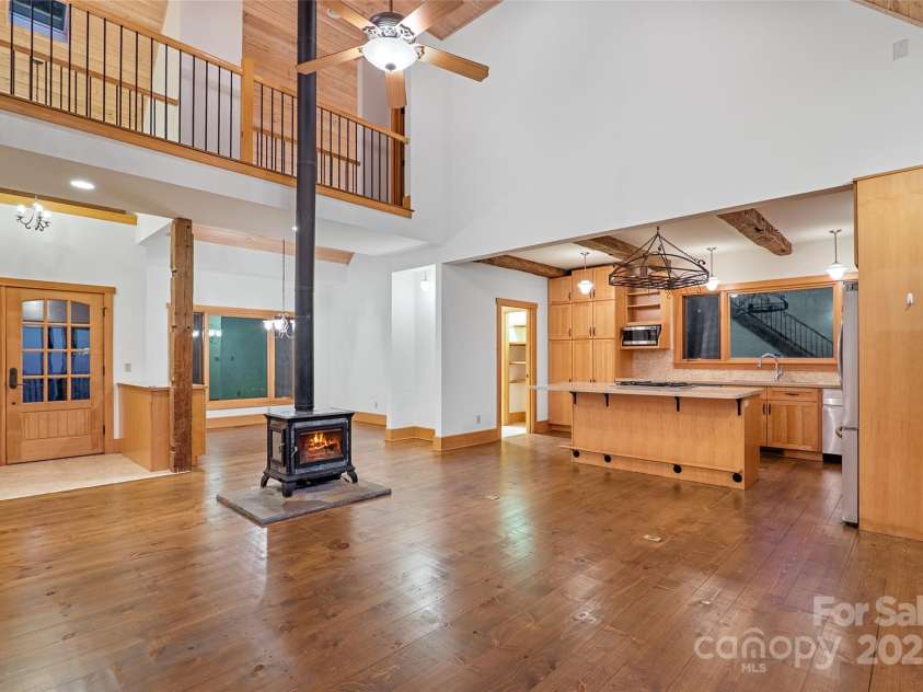 243 Ridgeline Drive, Brevard, NC 28712.  MLS# CAR4313542, YatesRealty ID 4227. Main House Living Area