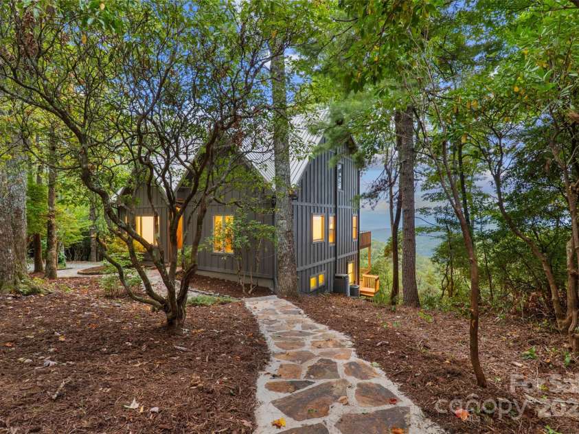 243 Ridgeline Drive, Brevard, NC 28712.  MLS# CAR4313542, YatesRealty ID 4227. Main House Walk