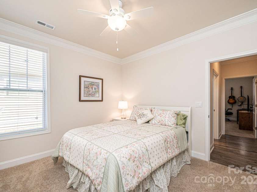 640 Latrobe Drive, Iron Station, NC 28080.  MLS# CAR4238619, YatesRealty ID 4227. Bedroom 2