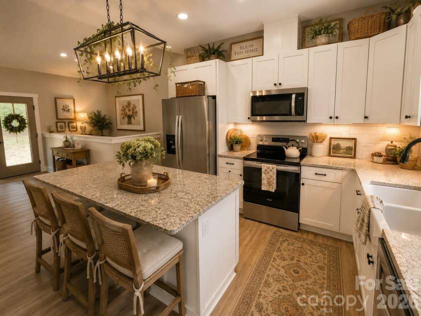 1135 Pinebrook Avenue, Valdese, NC 28690.  MLS# CAR4412091, YatesRealty ID 42284. AI generated decor