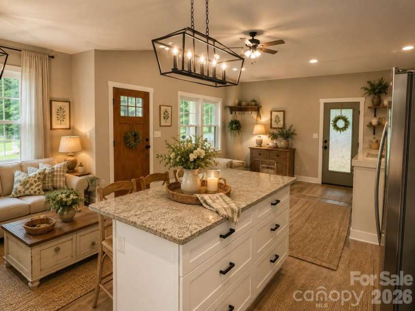 1135 Pinebrook Avenue, Valdese, NC 28690.  MLS# CAR4412091, YatesRealty ID 42284. AI generated decor