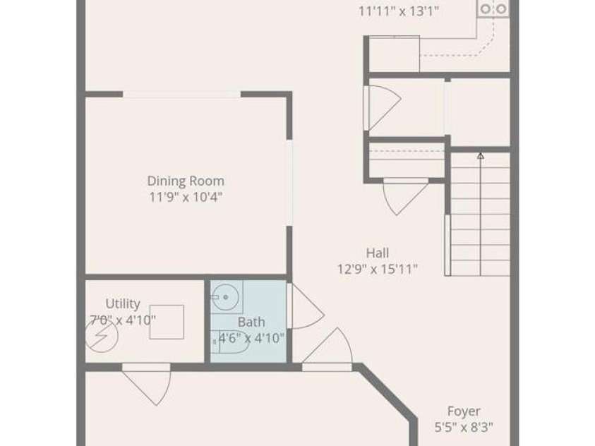 804 Talking Stick Lane, Fort Mill, SC 29708.  MLS# CAR4412697, YatesRealty ID 42293. Floorplan level one
