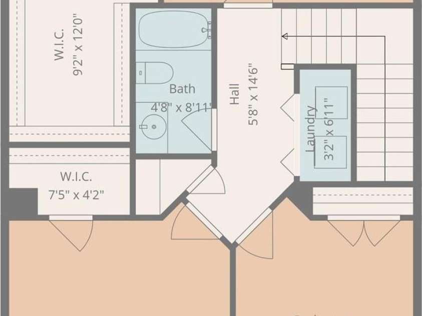 804 Talking Stick Lane, Fort Mill, SC 29708.  MLS# CAR4412697, YatesRealty ID 42293. Floorplan level two