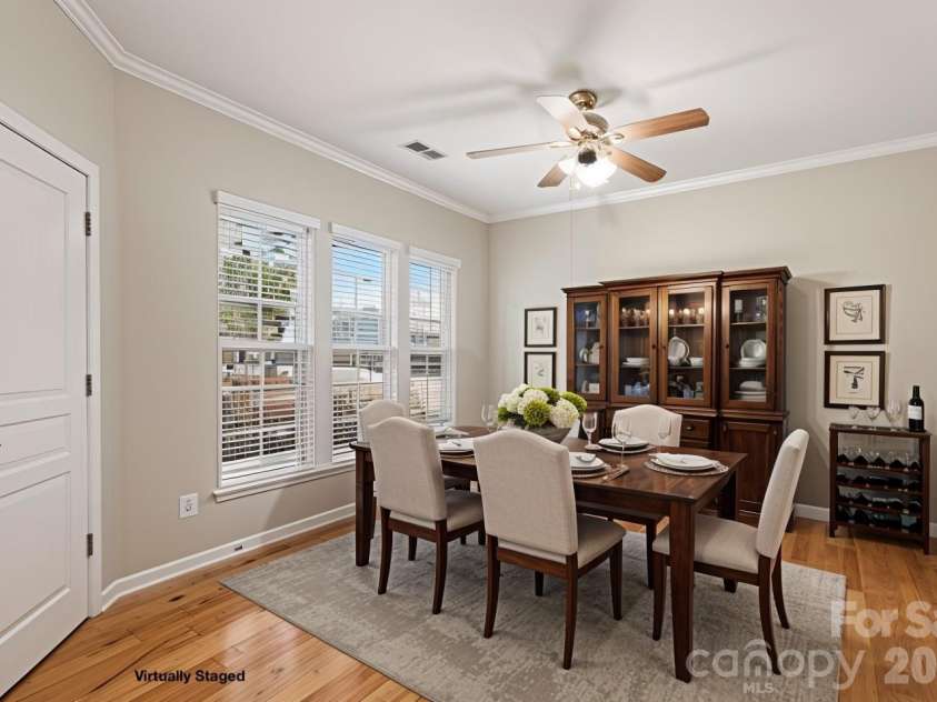 57106 Nightingale Way, Indian Land, SC 29707.  MLS# CAR4349782, YatesRealty ID 4230. Dining Area - Virtually Staged