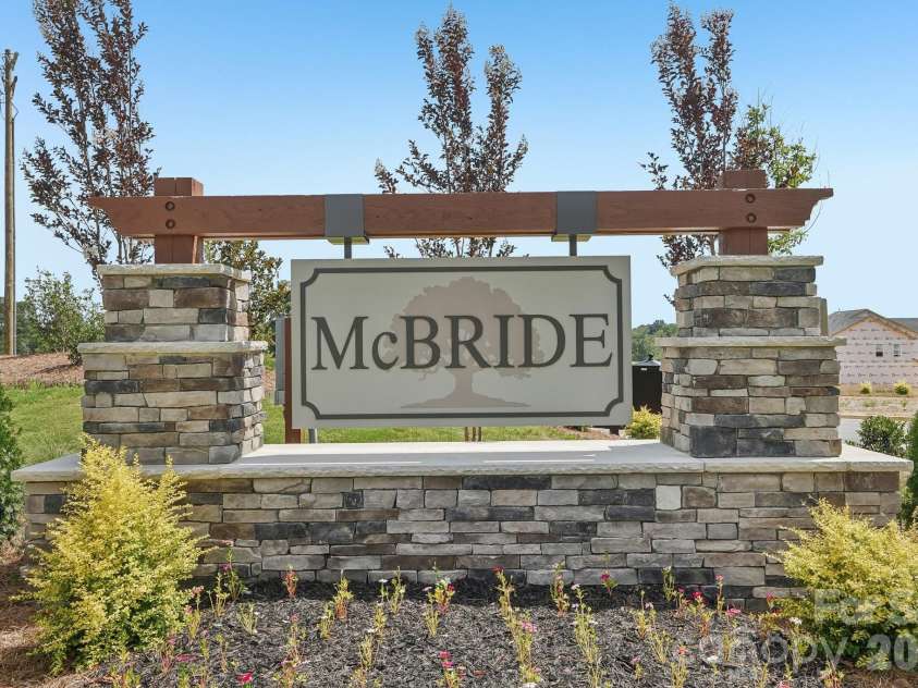 3026 Grandiose Drive, Indian Trail, NC 28079.  MLS# CAR4412254, YatesRealty ID 42300. McBride Community Front Entrance  Monument.