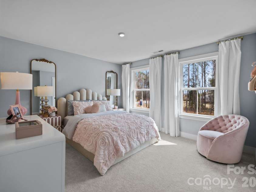 3026 Grandiose Drive, Indian Trail, NC 28079.  MLS# CAR4412254, YatesRealty ID 42300. Second Floor Bedroom - Model Home Photo for Reference Only.