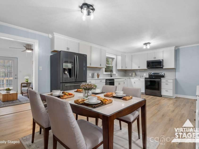 1485 NC Hwy 16 Highway, Taylorsville, NC 28681.  MLS# CAR4200635, YatesRealty ID 4233. Digital staging for kitchen