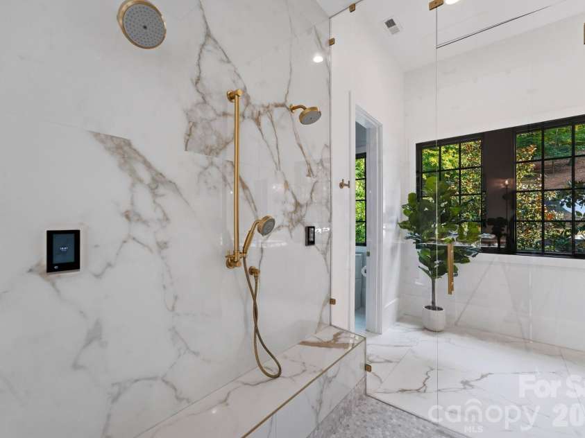 13702 Sage Thrasher Lane, Charlotte, NC 28278.  MLS# CAR4405841, YatesRealty ID 42347. Walk in shower