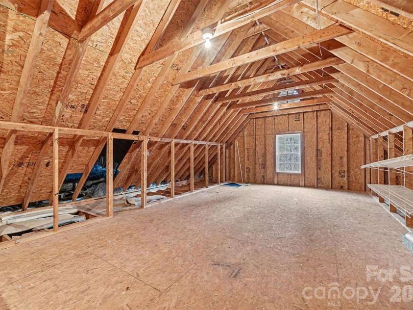 6619 Loblolly Circle, Waxhaw, NC 28173.  MLS# CAR4341573, YatesRealty ID 4235. Unfinished room above garage