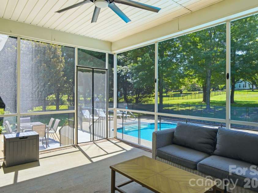 535 Hallman Drive, Rock Hill, SC 29732.  MLS# CAR4411006, YatesRealty ID 42355. Large Screened Patio