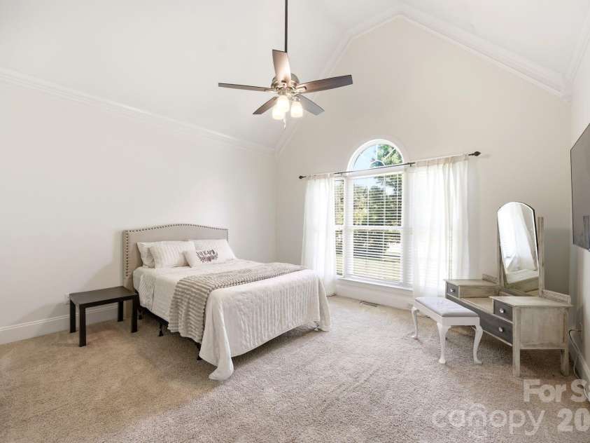 535 Hallman Drive, Rock Hill, SC 29732.  MLS# CAR4411006, YatesRealty ID 42355. Main level bedroom with Vaulted Ceiling