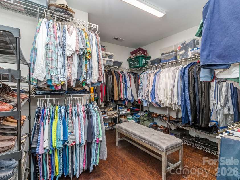 5951 Carrollton Lane, Charlotte, NC 28210.  MLS# CAR4409578, YatesRealty ID 42367. Oversized primary closet