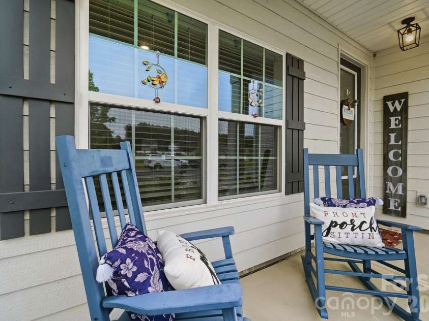 193 Adams Tree Way, Troutman, NC 28166.  MLS# CAR4405517, YatesRealty ID 42384. Covered front porch