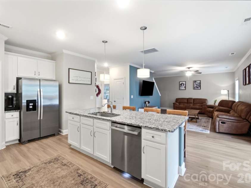 193 Adams Tree Way, Troutman, NC 28166.  MLS# CAR4405517, YatesRealty ID 42384. Open concept
