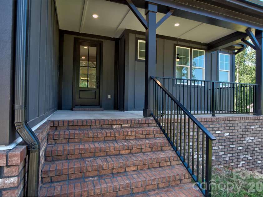 3159 Timber Run Lane, Maiden, NC 28650.  MLS# CAR4405270, YatesRealty ID 42388. Front stairs