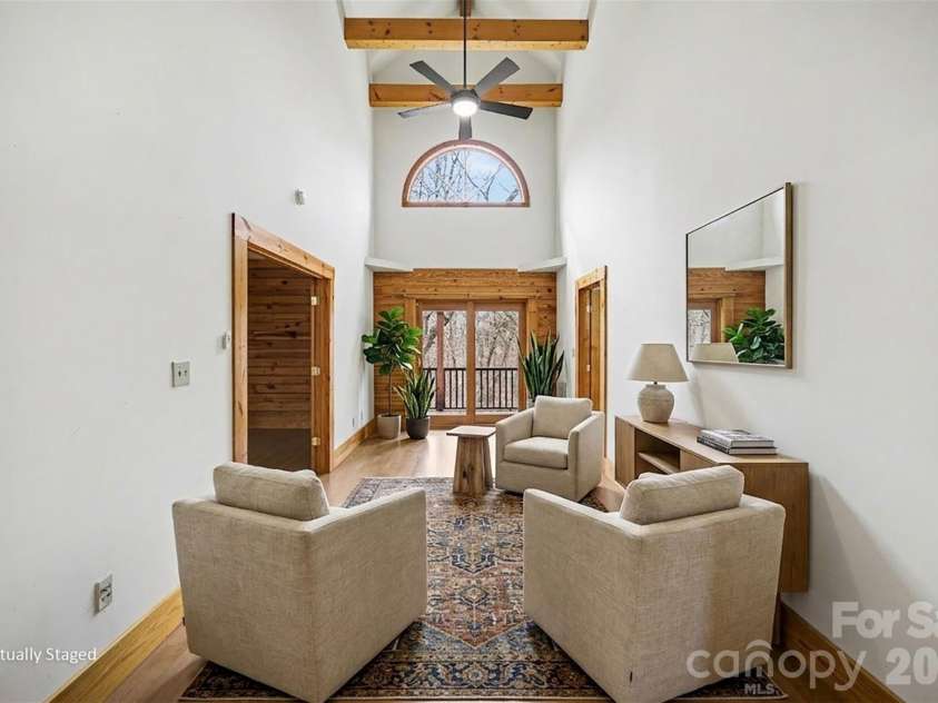 4910 Arden Gate Drive, Iron Station, NC 28080.  MLS# CAR4408421, YatesRealty ID 42391. Primary Sitting Room Staged