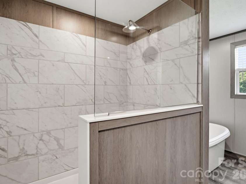 526 Cane River School Road, Burnsville, NC 28714.  MLS# CAR4405690, YatesRealty ID 42398. Shower - Primary Bathroom