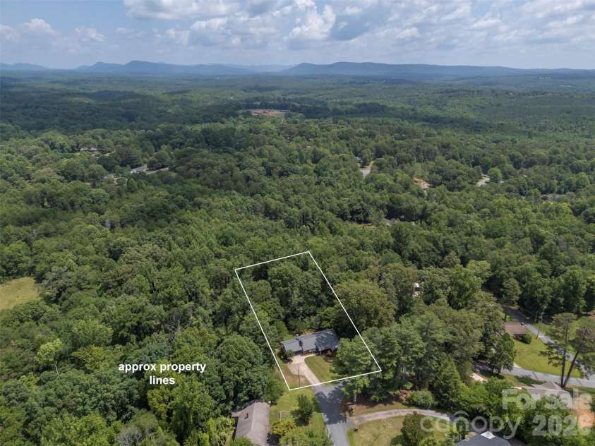 303 Elizabeth Avenue, Forest City, NC 28043.  MLS# CAR4398405, YatesRealty ID 42409. Ariel View