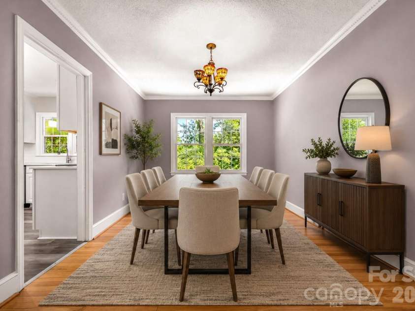 303 Elizabeth Avenue, Forest City, NC 28043.  MLS# CAR4398405, YatesRealty ID 42409. Dining Room - Virtual Staging