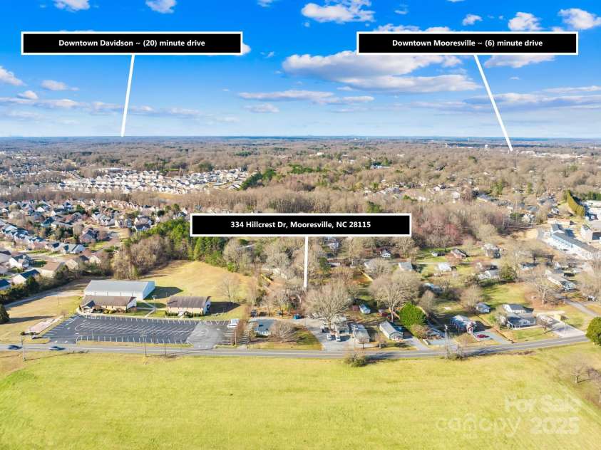 334 Hillcrest Drive, Mooresville, NC 28115.  MLS# CAR4228587, YatesRealty ID 4241. 