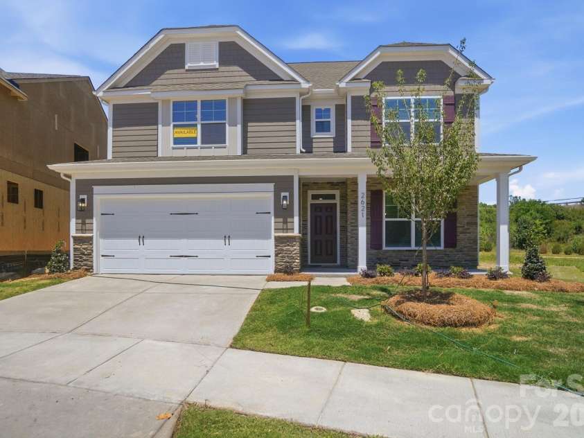 2621 Wild Azalea Court, Monroe, NC 28110.  MLS# CAR4378939, YatesRealty ID 42412. Homesite 6 features a completed Davidson B Floorplan