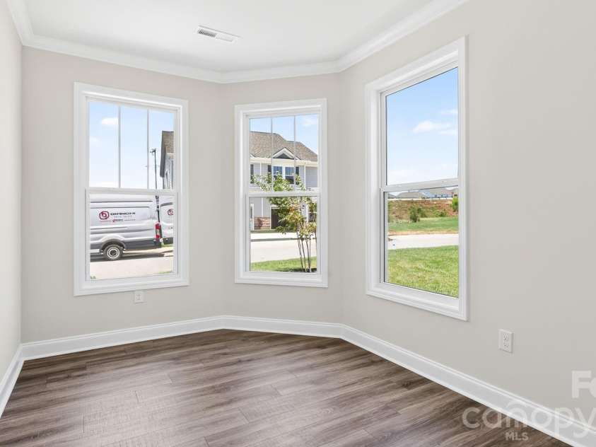 403 Creekview Road, Hendersonville, NC 28792.  MLS# CAR4401243, YatesRealty ID 42415. Front den/ office on main level