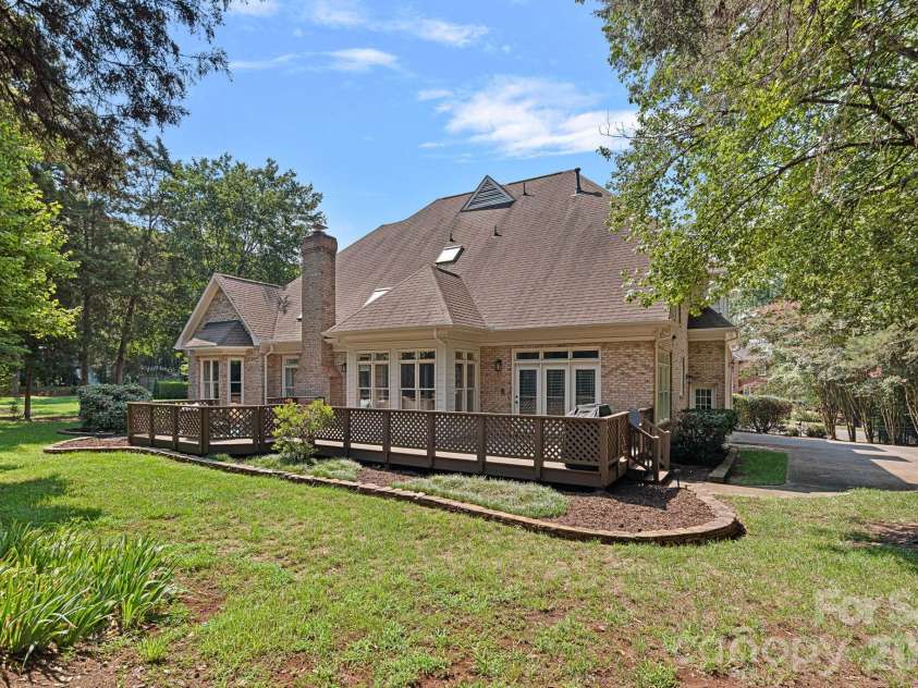 5006 Cranston Court, Charlotte, NC 28277.  MLS# CAR4408843, YatesRealty ID 42422. Expansive deck