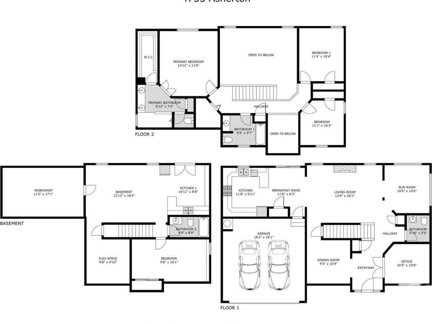 4735 Asherton Place, Concord, NC 28027.  MLS# CAR4409541, YatesRealty ID 42427. 