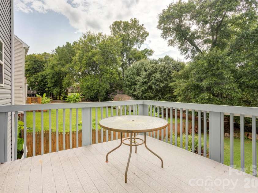 4735 Asherton Place, Concord, NC 28027.  MLS# CAR4409541, YatesRealty ID 42427. Back deck with composite materials
