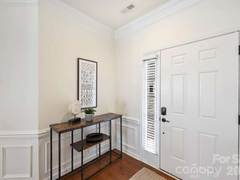 6408 Silver Star Lane, Charlotte, NC 28210.  MLS# CAR4395408, YatesRealty ID 42430. Front Door with sidelights