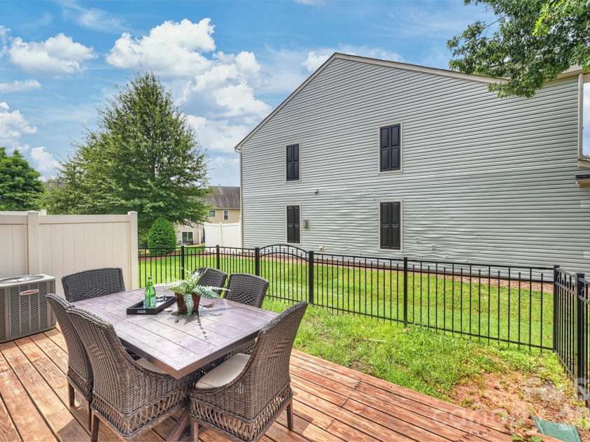 6408 Silver Star Lane, Charlotte, NC 28210.  MLS# CAR4395408, YatesRealty ID 42430. Privacy fence on either side