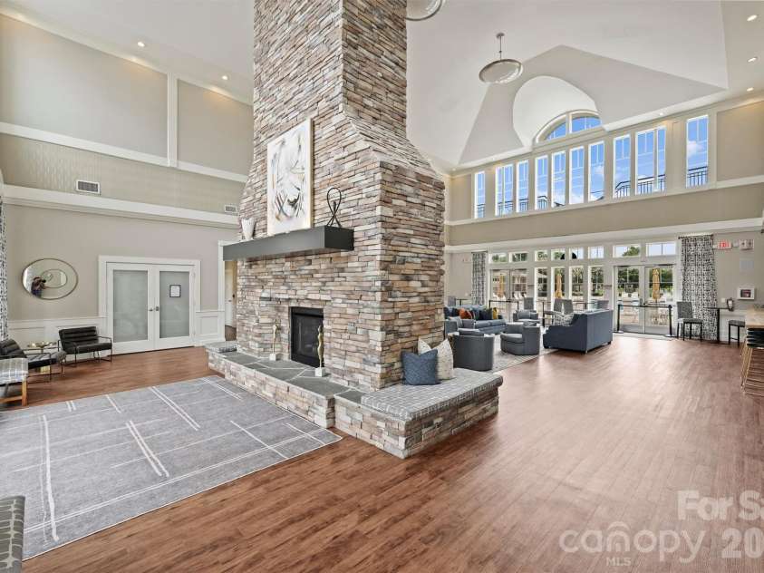 6408 Silver Star Lane, Charlotte, NC 28210.  MLS# CAR4395408, YatesRealty ID 42430. What a fireplace!