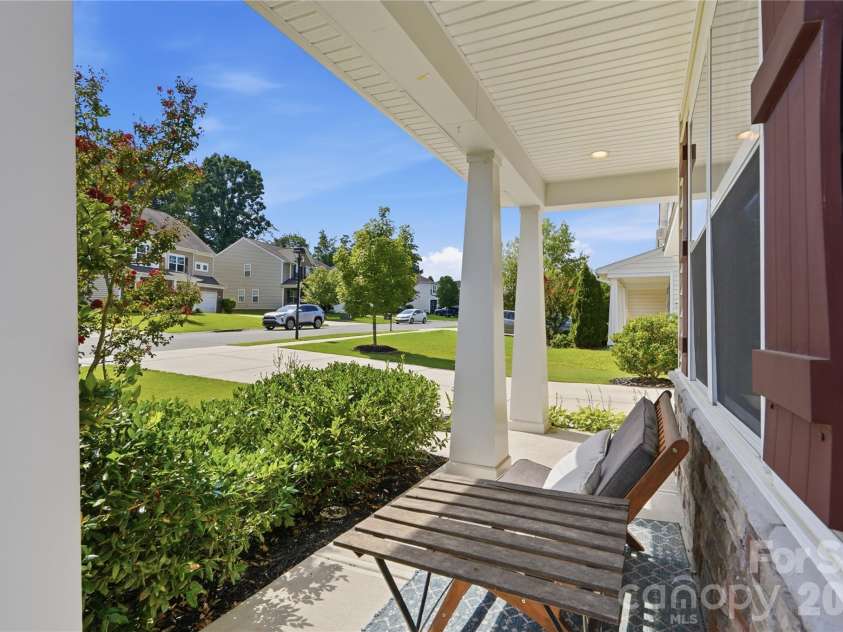 10690 Sapphire Trail, Davidson, NC 28036.  MLS# CAR4410627, YatesRealty ID 42436. Front Porch