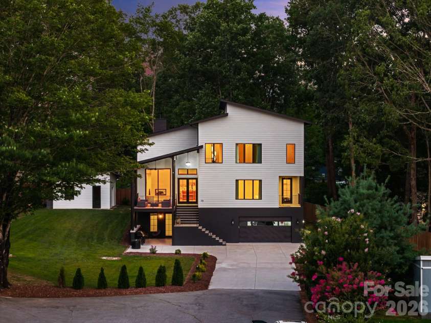 52 Klimovych Road, Hendersonville, NC 28792.  MLS# CAR4411004, YatesRealty ID 42440. Front View