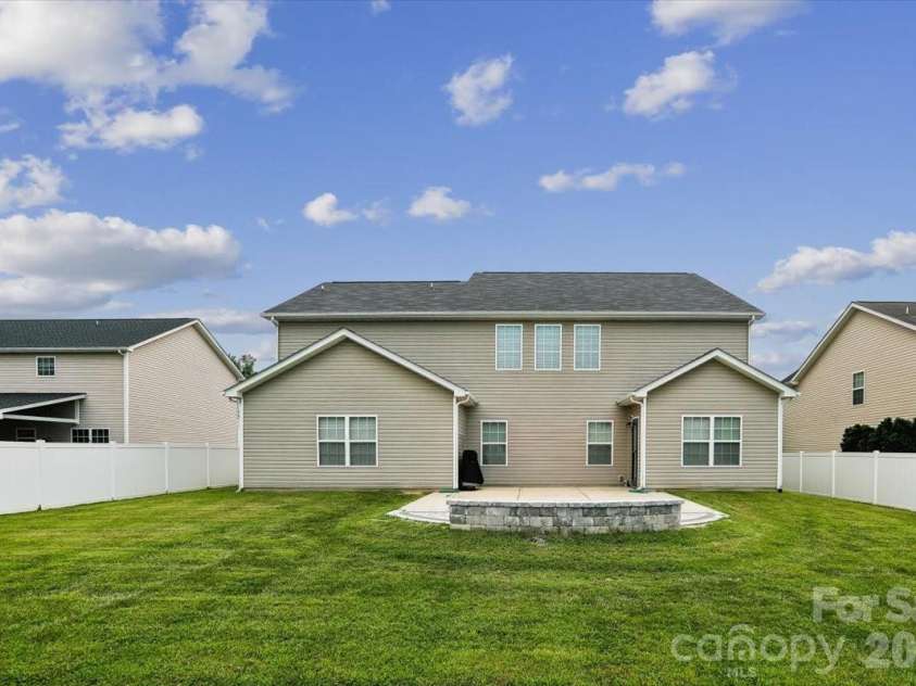 5307 Hackberry Lane, Concord, NC 28027.  MLS# CAR4409364, YatesRealty ID 42445. Backyard