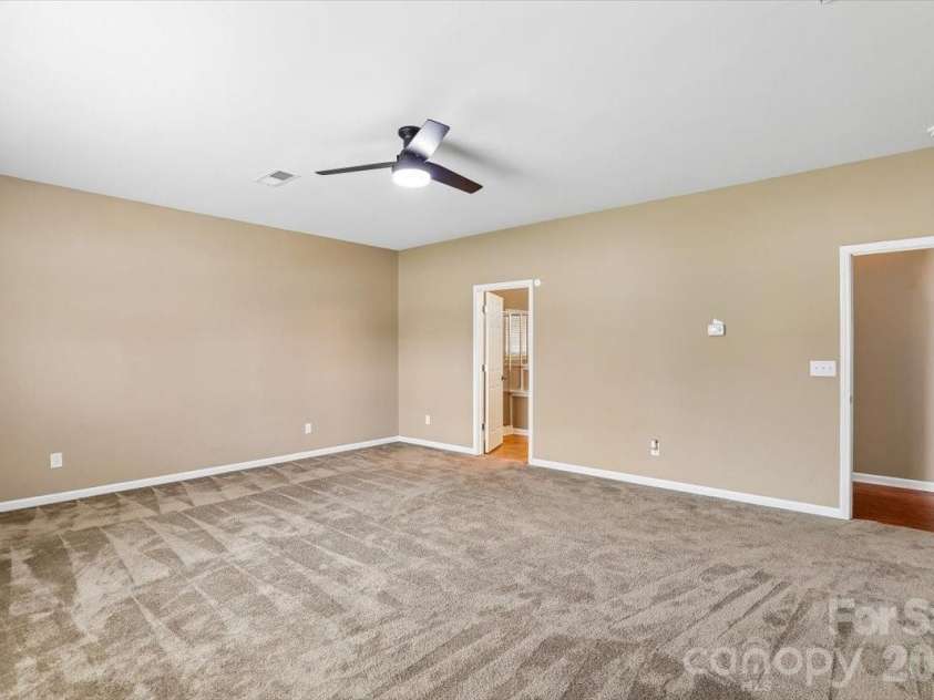 5307 Hackberry Lane, Concord, NC 28027.  MLS# CAR4409364, YatesRealty ID 42445. Primary Bedroom