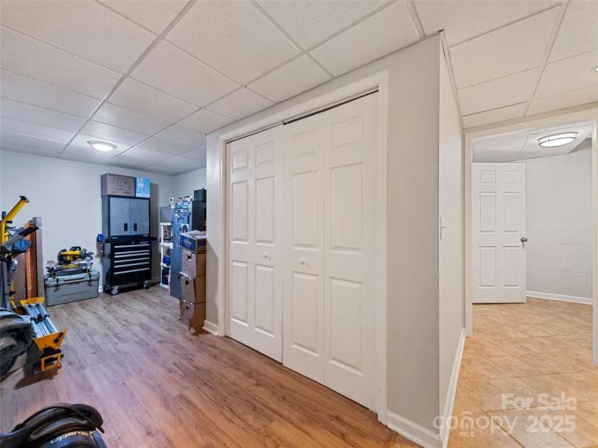 263 Blanton Street, Columbus, NC 28722.  MLS# CAR4190973, YatesRealty ID 4246. Basement Large Room