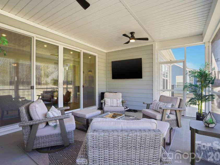 1342 Links Crossing Drive, Monroe, NC 28112.  MLS# CAR4341634, YatesRealty ID 4247. Perfect additional outdoor living space