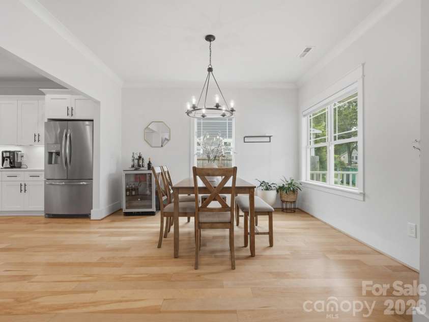 5309 Tarrywood Lane, Charlotte, NC 28205.  MLS# CAR4408943, YatesRealty ID 42474. Dining Area