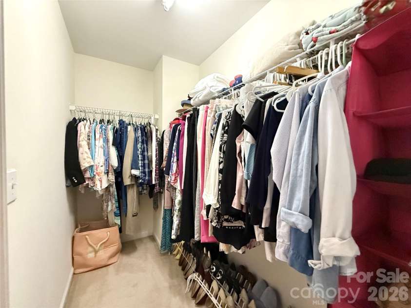 9610 Corbett Square Lane, Charlotte, NC 28214.  MLS# CAR4408193, YatesRealty ID 42477. Primary walk in closet