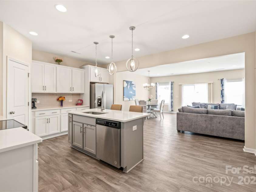 13221 Gadwal Pintail Drive, Charlotte, NC 28262.  MLS# CAR4260236, YatesRealty ID 4248. Kitchen Island and Bar Seating