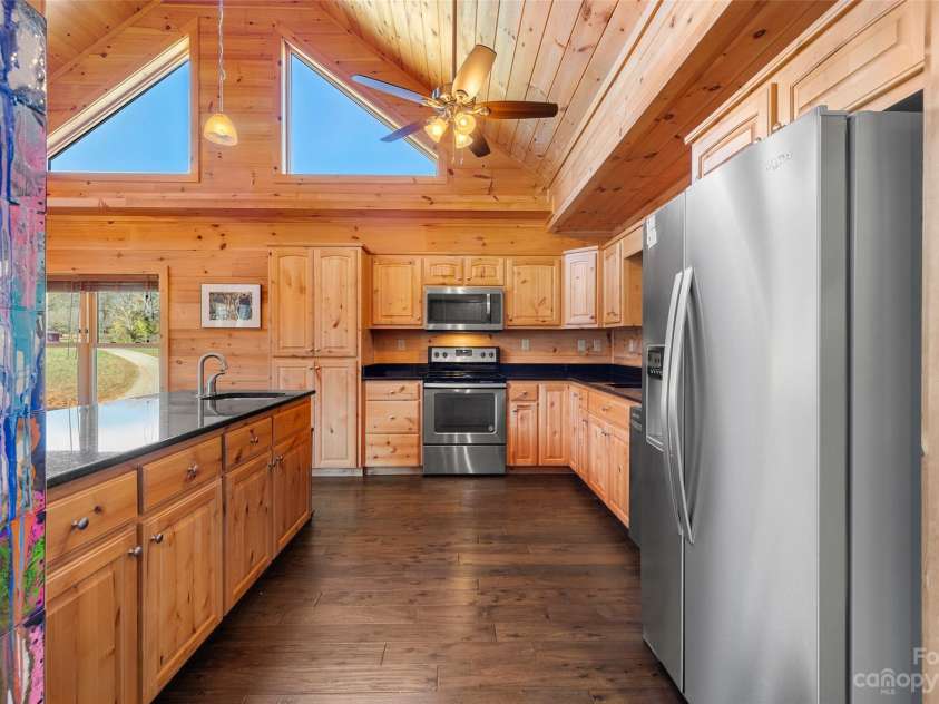 1642 Smith Waldrop Road, Mill Spring, NC 28756.  MLS# CAR4089037, YatesRealty ID 425. Kitchen